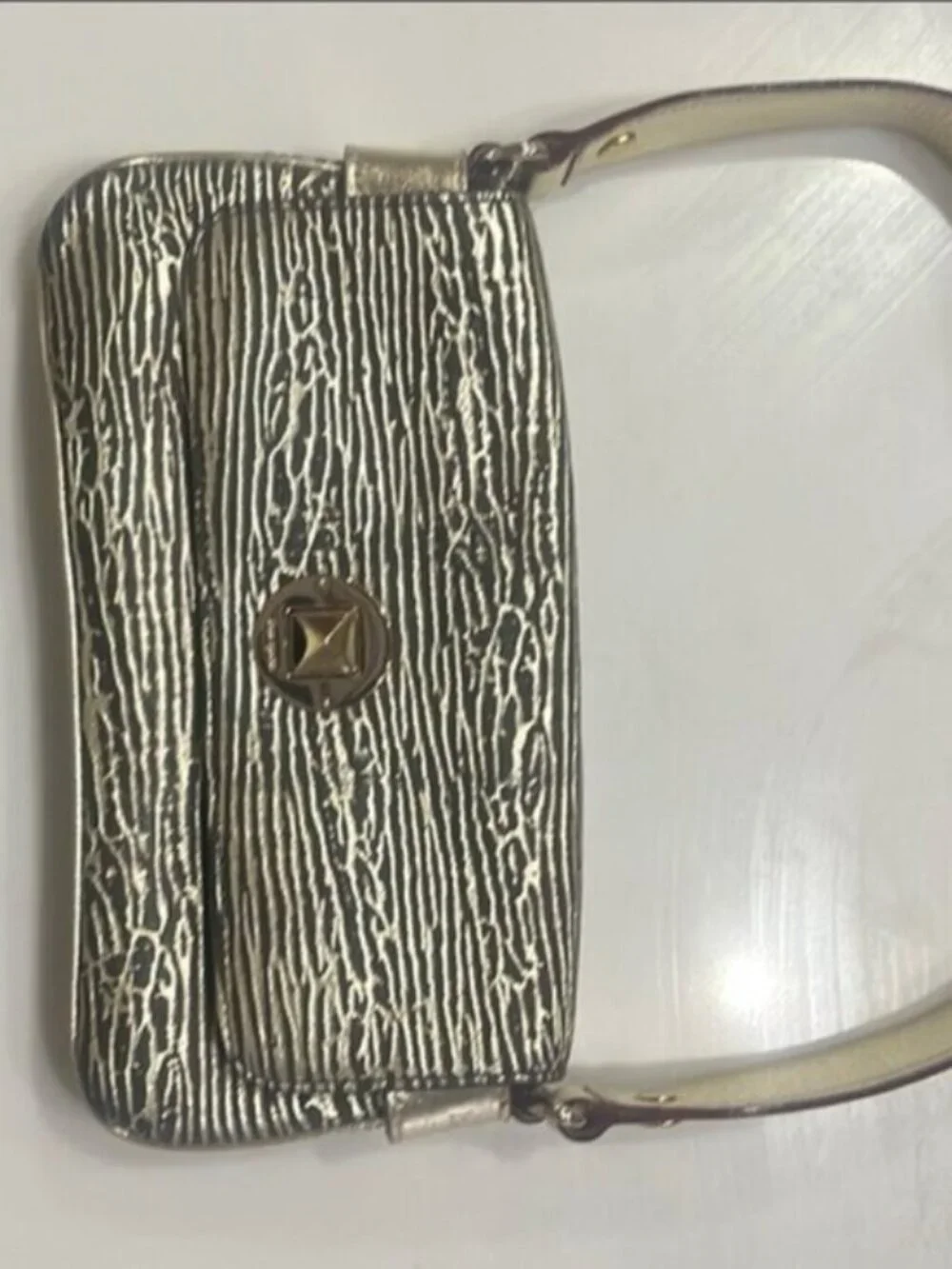 Kate Spade Gold Brown Two-Tone Shoulder Bag
